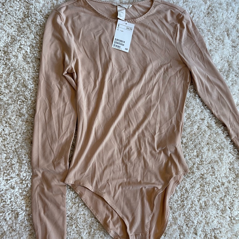 H&M leotard in nude